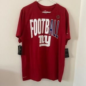 NWT! Men’s Red Nike Dry Fit NY Giants T-shirt Sz XL